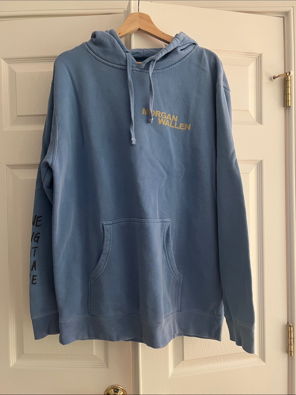 Morgan Wallen Men's Dusty Blue Crewneck Hoodie
